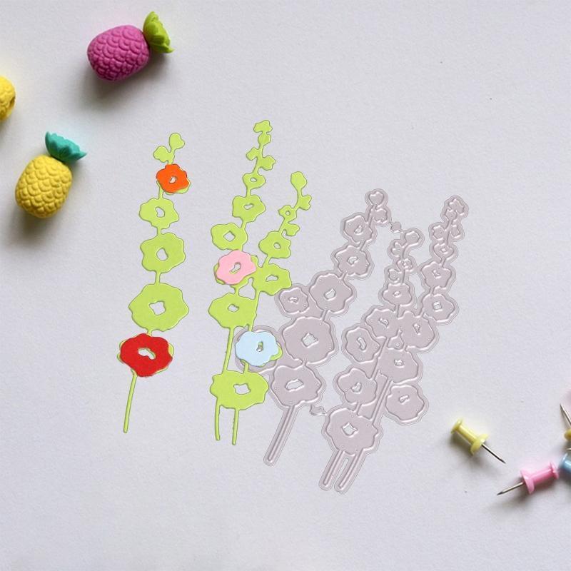 Flower Leaf Strip Metal Cutting Dies for DIY Paper Crafts Photo Album Decor