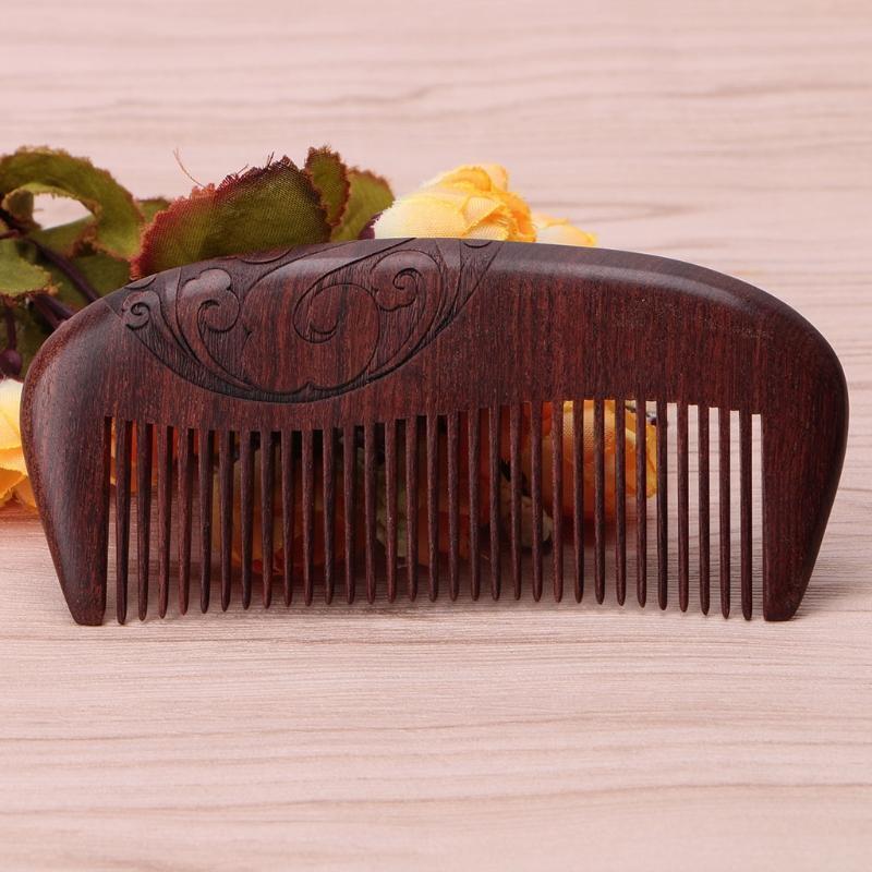 Pro Hairdressing Anti-static Fragrant Natural Wood Wooden Hair Care Comb