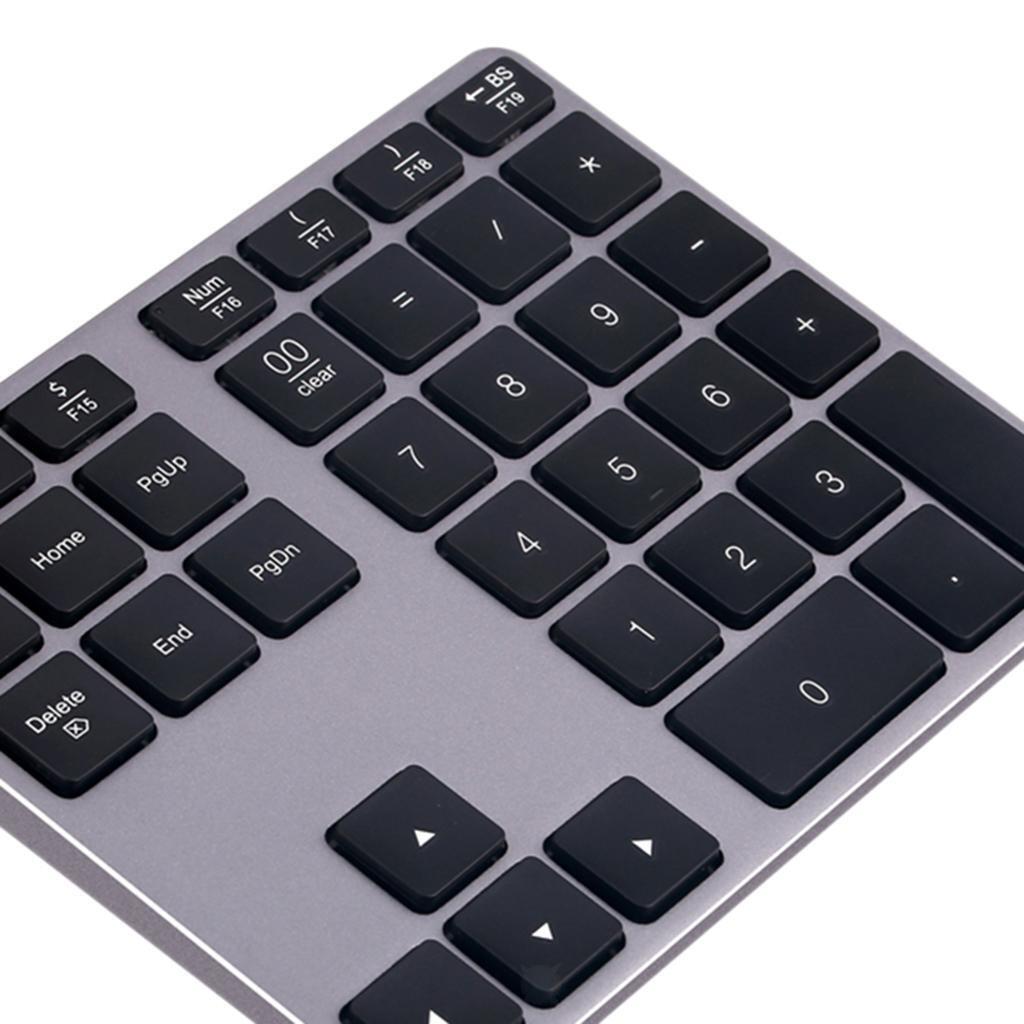Numeric Keypad Number Pad numeric keyboard with Multi-function, Aluminum 34