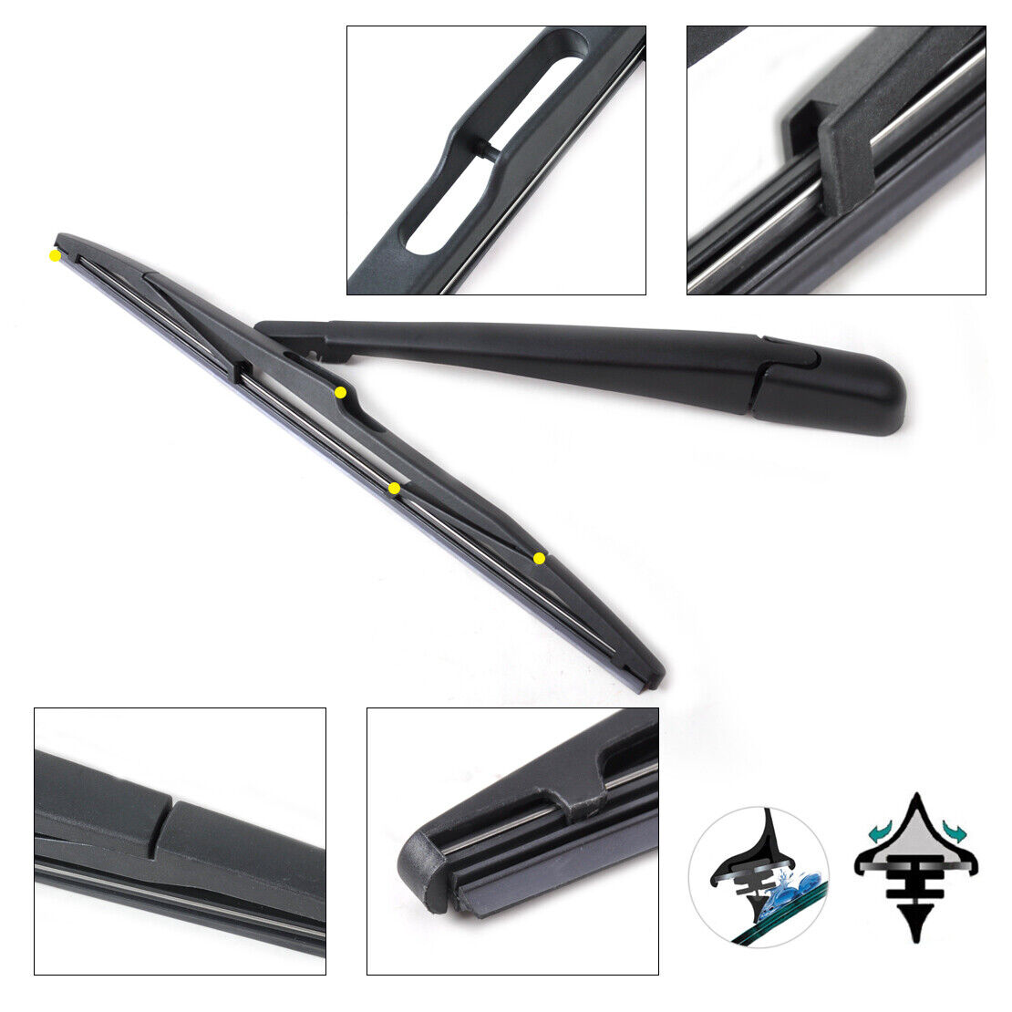 Rear Window Windshield Wiper Arm Blade fit for Peugeot 307 SW/ESTATE 2002-08 Li