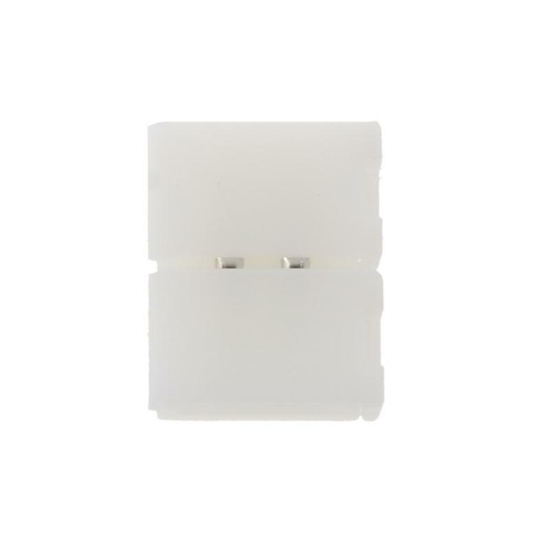 Solderless Clip-on Coupler Connector 2 Pin 10mm For 5050 Single Color LED Strip