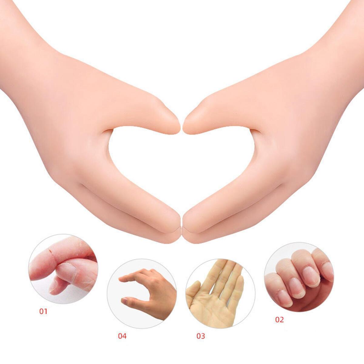 Moisturizing Gloves Reusable Overnight Long Hand Protectors for Men Women Home