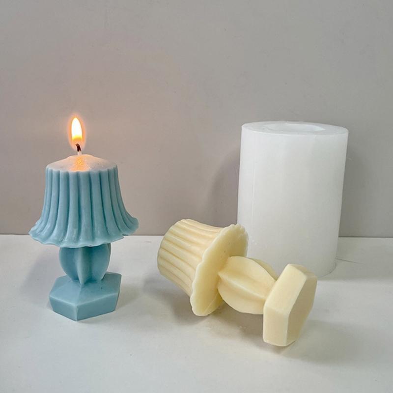 Desk Lamp Silicone Candle Mold Silicone Crafts Candle Making Supplies Gift