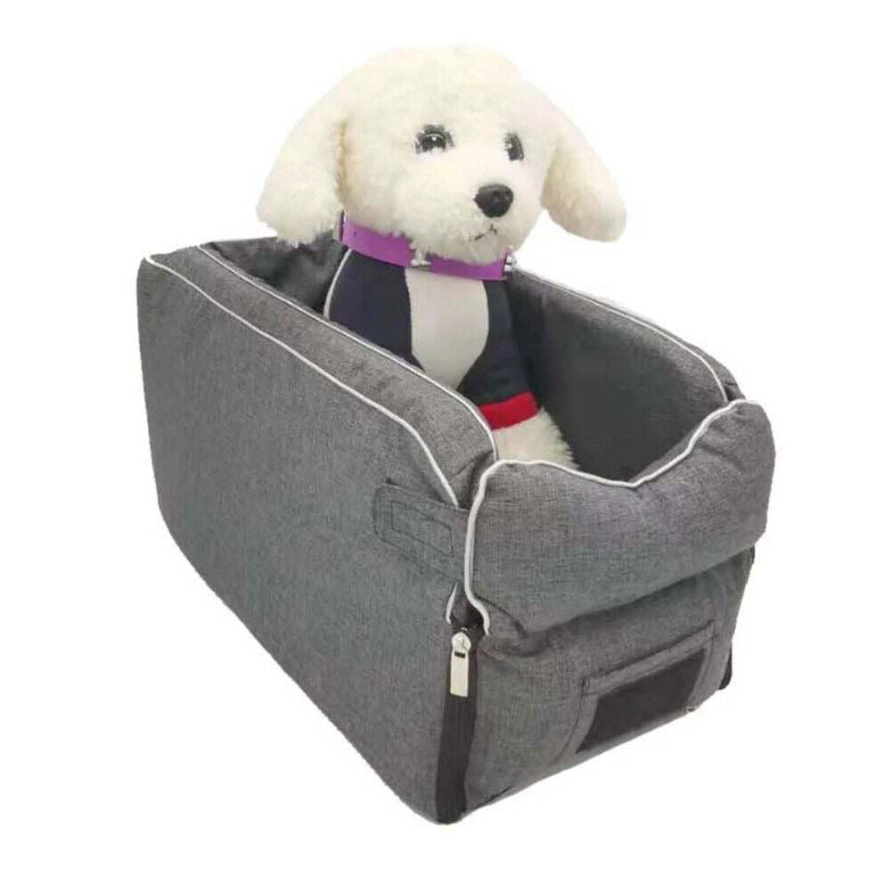 Pet Cats Puppy Car Bag Pad with Seat Belts Removable Anti-Dirty Seat Nest