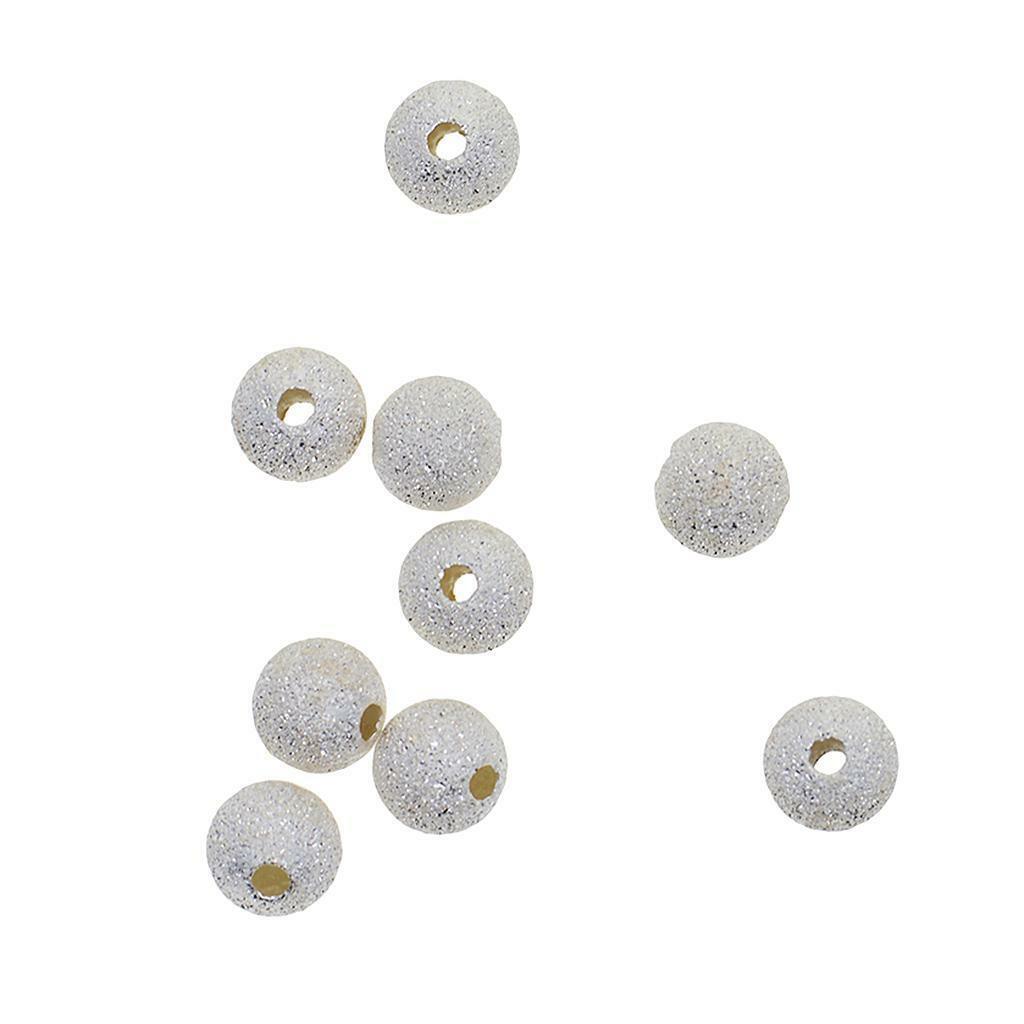 10 Pieces 925 Sterling  Round  Ball Spacer  Jewelry 6mm