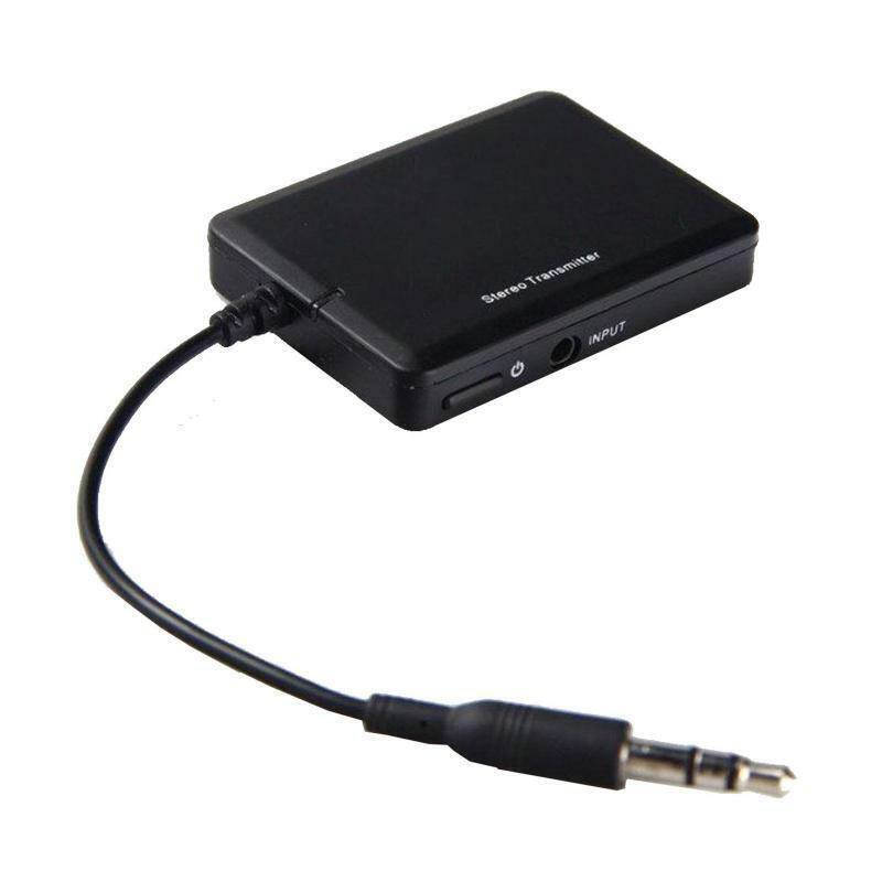 2 in1 BT4.0 Wireless Audio Transmitter Receiver 3.5mm Jack AUX Adapter for TV PC