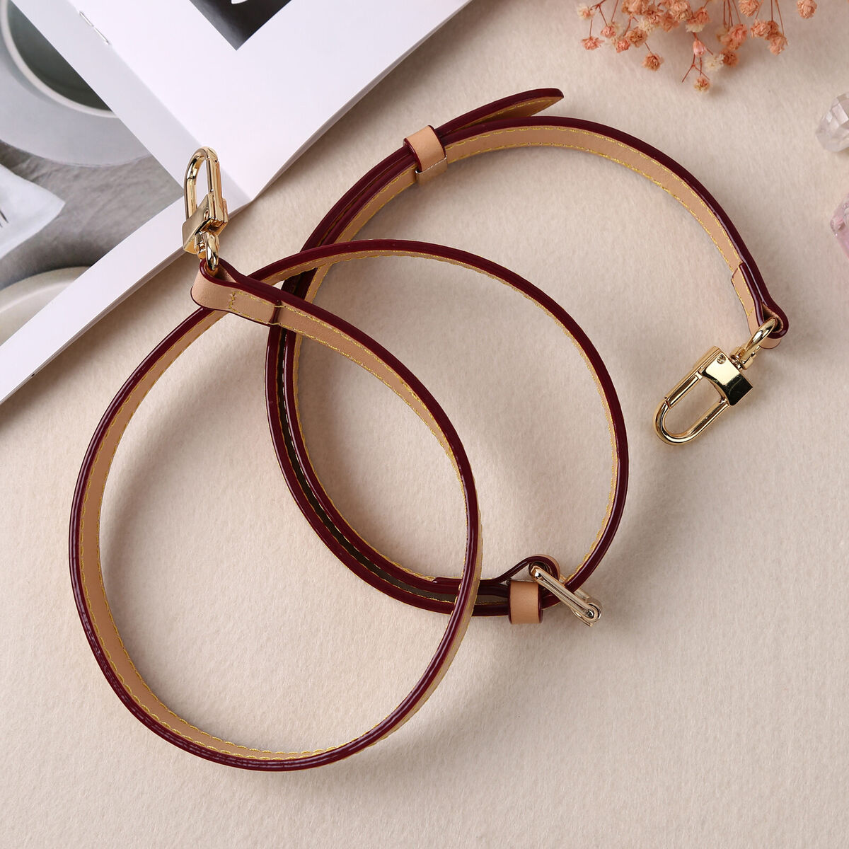 Bag Shoulder Straps Replacement Leather Belt for Messenger Purse Handbag