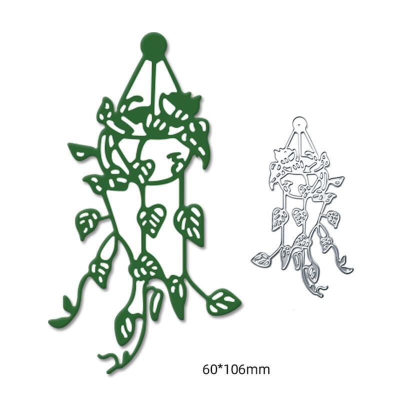 Hanging Basket Metal Cutting Dies Stencil DIY Scrapbooking Album Paper Card Mold