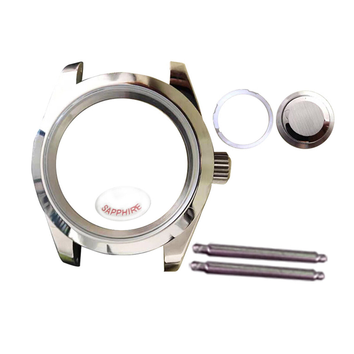 39MM Watch Case Wristwatch Cover for Miyota 8215 for Mingzhu 2813/3804 Movement