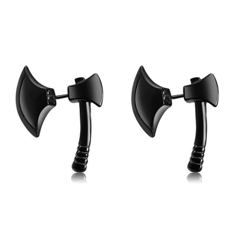 Black Stud Earring for Christmas,Halloween,Hannukah,Mothers Day,Valentines Day