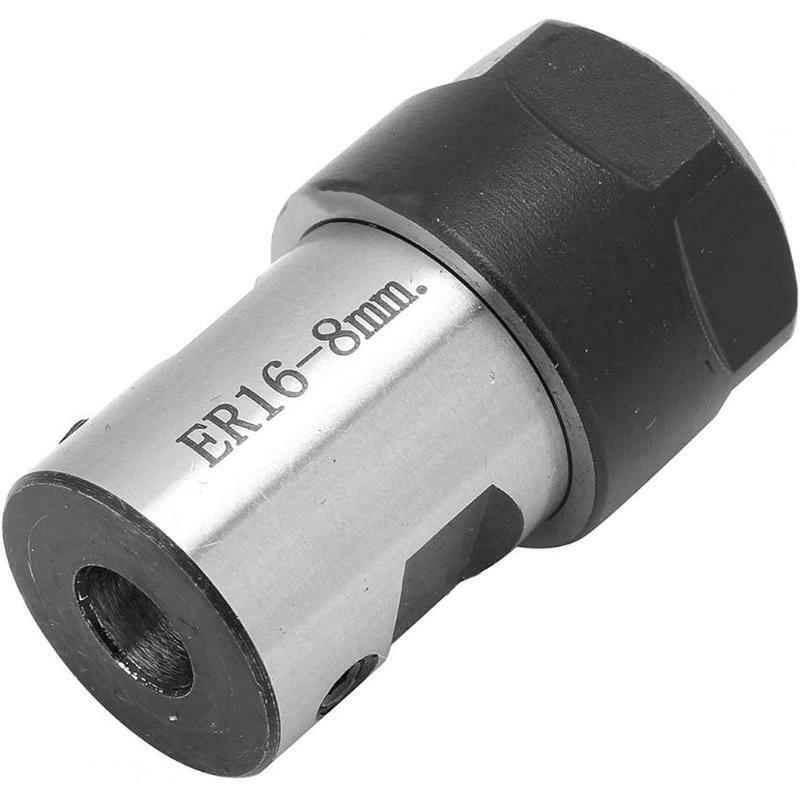 ER16 Inner 8mm/0.31'' Collet Chuck Motor Shaft Spindle Extension Rod Adapter
