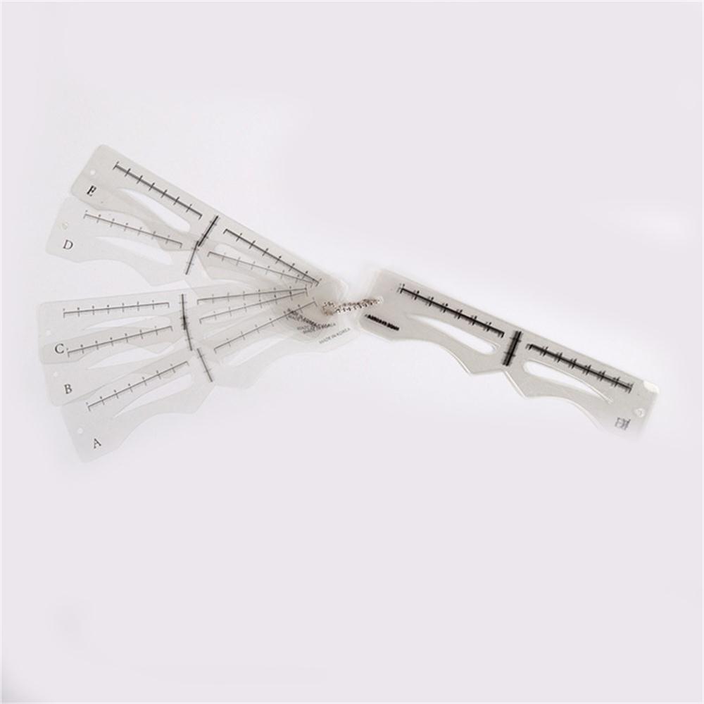 DIY Beauty Shaper Eye Grooming Brow Stencils Card Makeup Tool Eyebrow Template