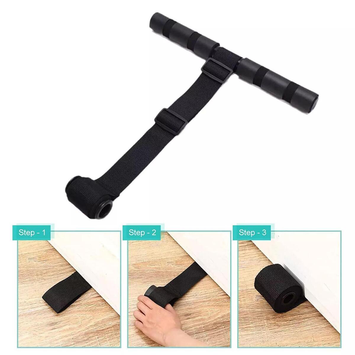 Nordic Hamstring Curl Strap Padded Ankle Bar for Abdominal Fitness Gym Squat