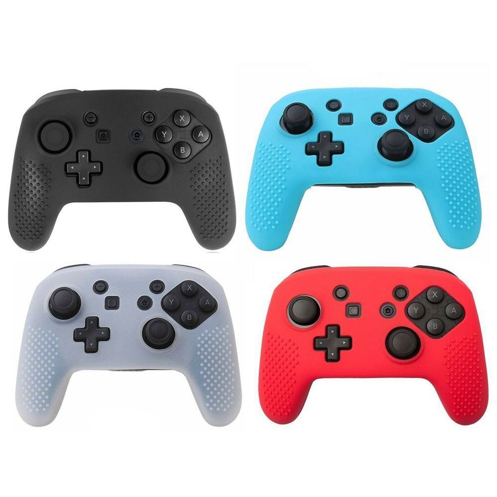 Grip Controller Protective Case Cover Silicone Skin For Nintendo Switch Pro