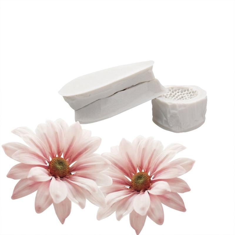DIY Baking Mould Small Daisy Stamen Shapes Silicone Molds Soft Candy Cake Moulds