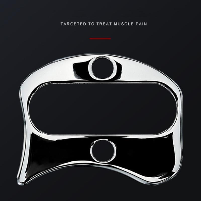 Handed Stainless Steel Scraping Board Body Scrapper Plate for Release Pain