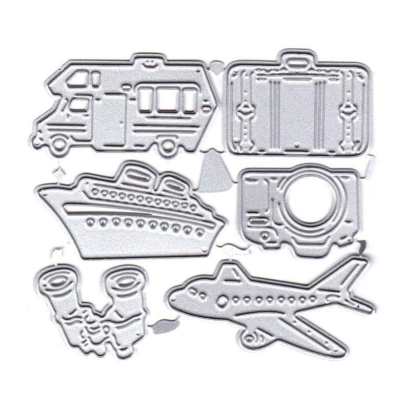 Holidays Travel  Metal Cutting Dies Stencil DIY Scrapbooking Album Stamp Paper