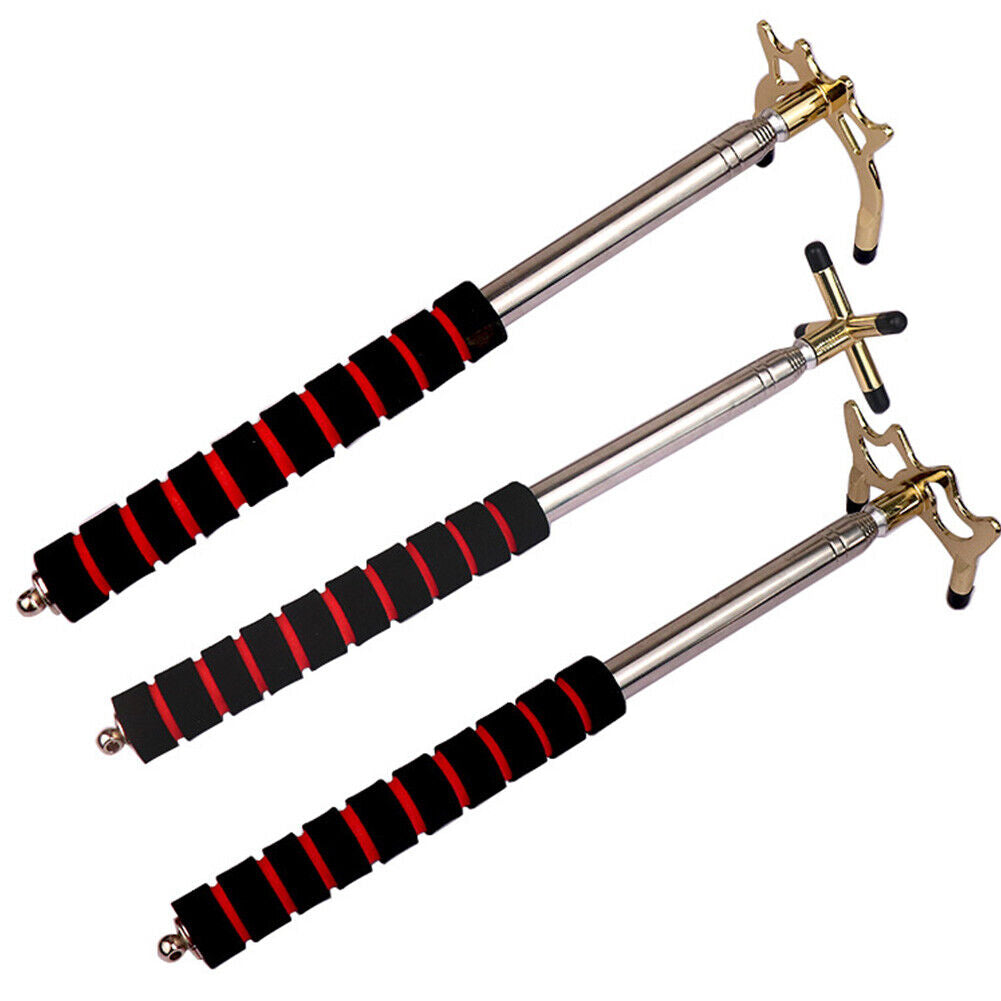 Retractable Billiards Pool Cue Stick Bridge w/ Replaceable Bridge Head (B)