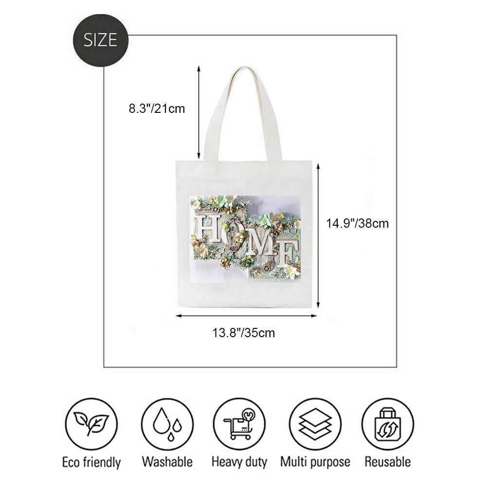 Calligraphy and painting Printed Canvas Tote Bag (35*38cm)