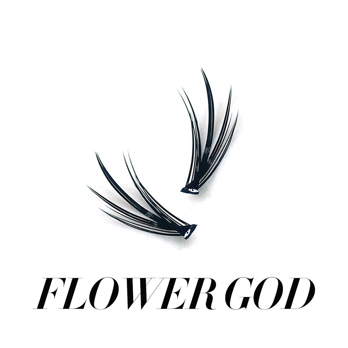 Lashes Simulation Natural Sandwich Idividual Lashes Flower God 36 Clusters