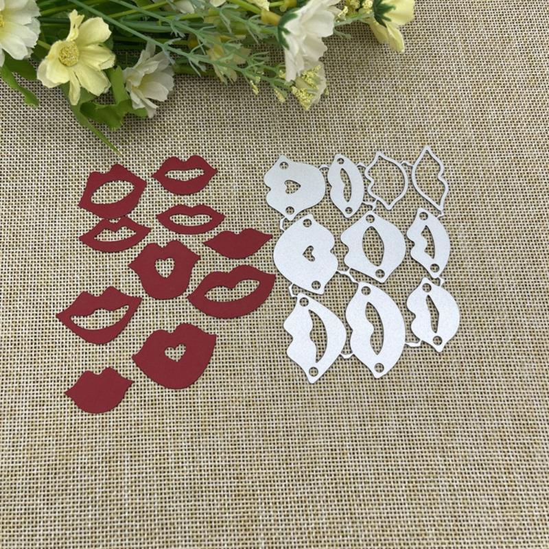 Red Lip Metal Cutting Dies Scrapbooking Stencil Die Cuts Card Embossing Album