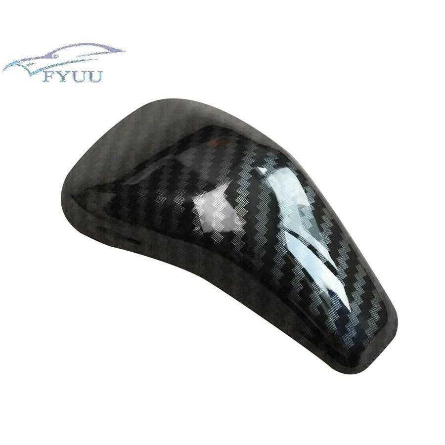 1x For 2018-2021 Subaru Crosstrek XV Carbon Fiber Gear Shift Lever Knob Cover