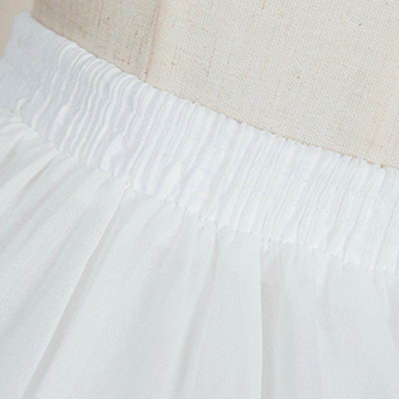 Adjustable Hoop Skirt Petticoat Victorian Costume Half Slips for Women Girls