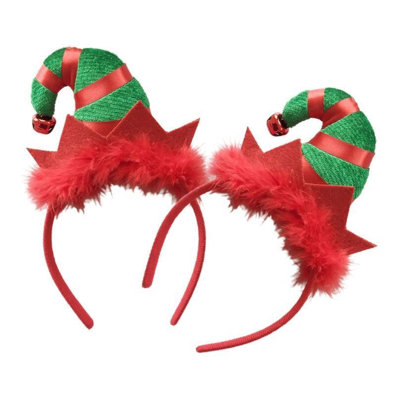 Holiday Hair Hoop Christmas Elf Hat Headband Lovely Holiday Hair Accessories