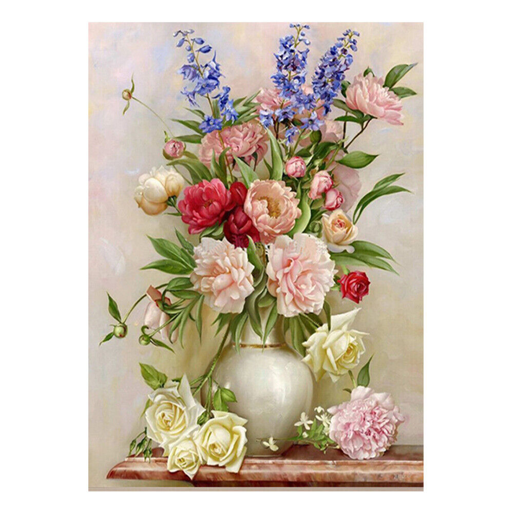 Charming Flowerpot 5D Diamond DIY Painting Craft Kit Home Decor