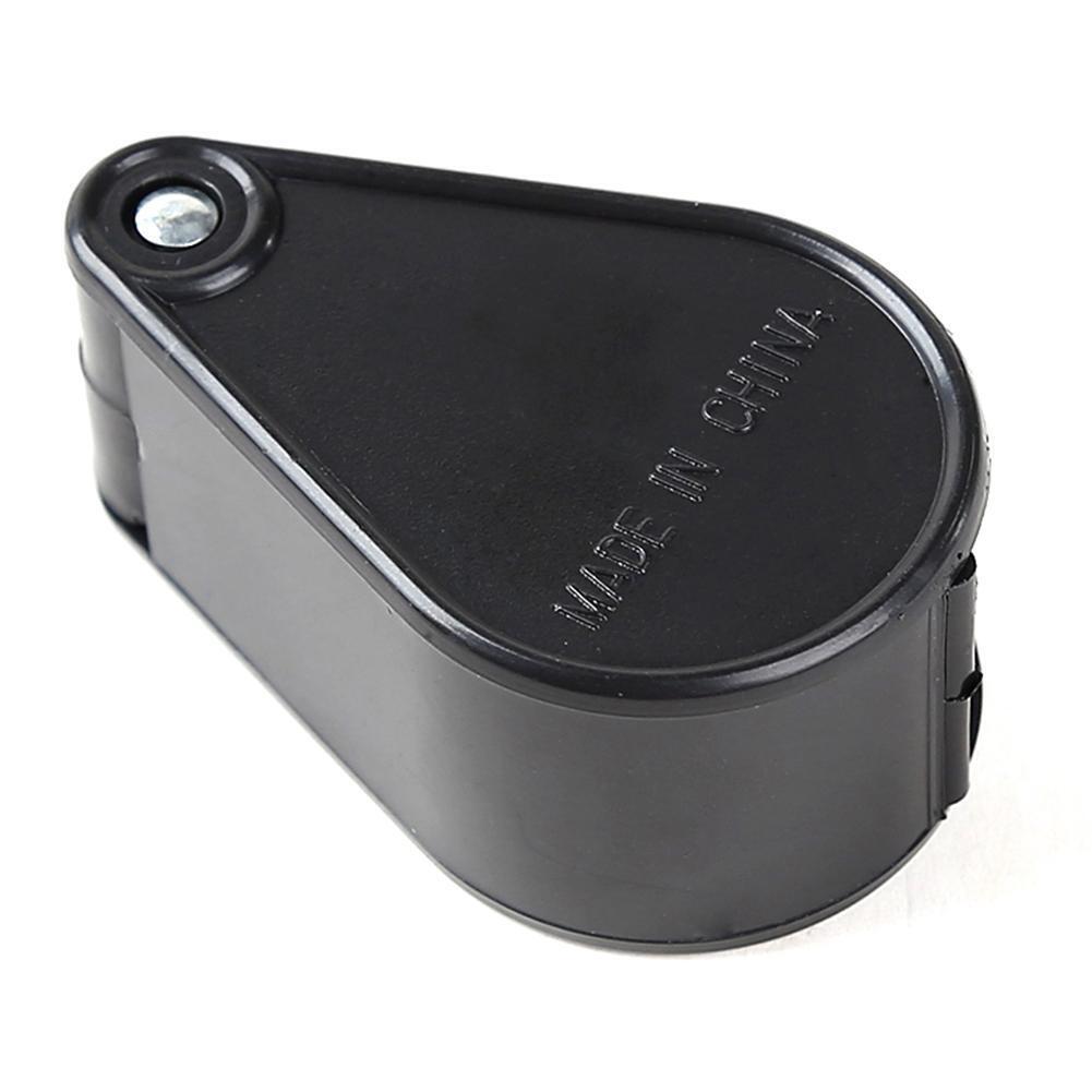 10X 30mm Double Open Folding Portable Jewelry Optical Glass Loupe Magnifier