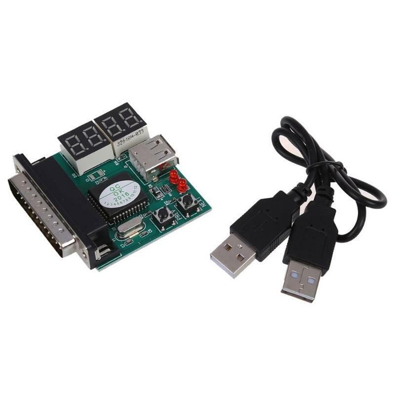 Pc Motherboard USB PCI Analyser Diagnostic Card Tester Computer Failure Analyzer