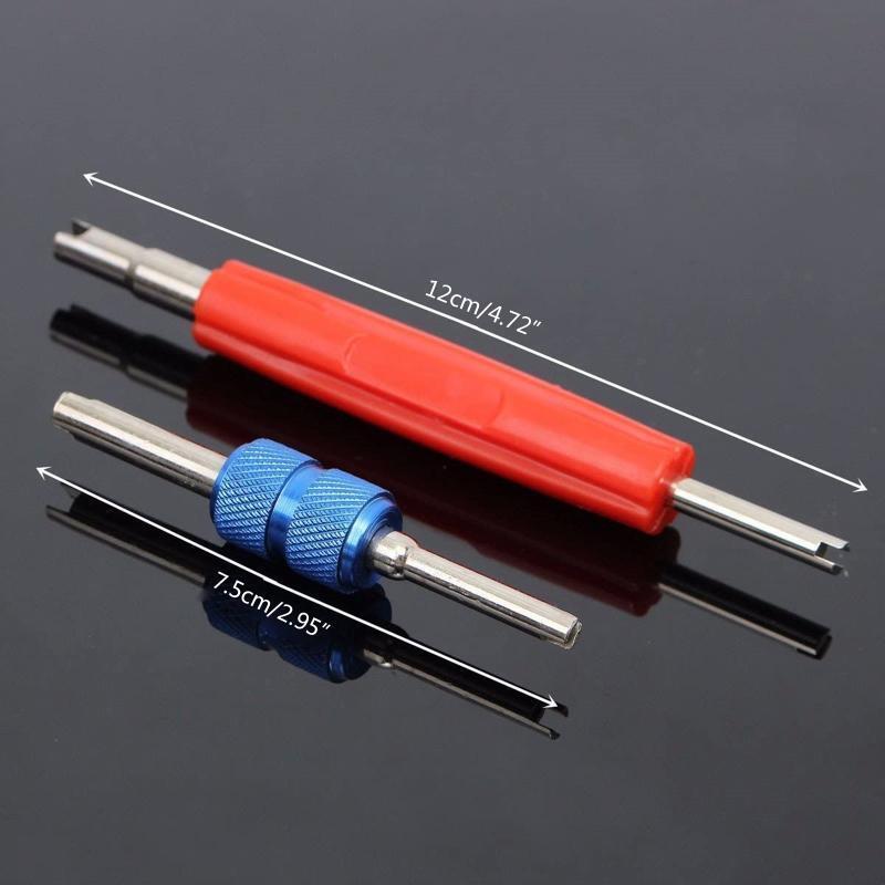 102 Pcs R134A Car A/C Core Valves Portable Valve Cores Remover Tool for Most Car