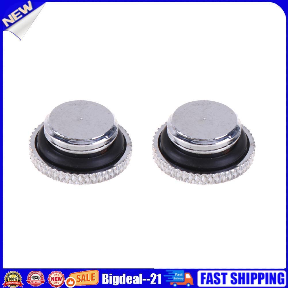 2 Pcs G1/4 Thread Low Profile Plug for PC Water Cooling Radiator Reservoir
