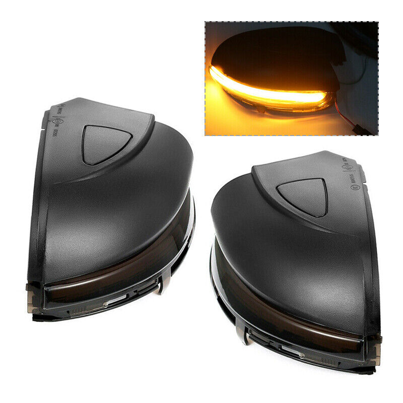 2pcs LED Side Mirror Cover Turn Signal Light Fit for VW Golf 6 GTI MK6 2009-2013