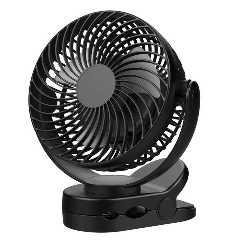 8000mAh Rechargeable Portable Fan Battery Operated Clip on Fan USB Fan 3 Speeds
