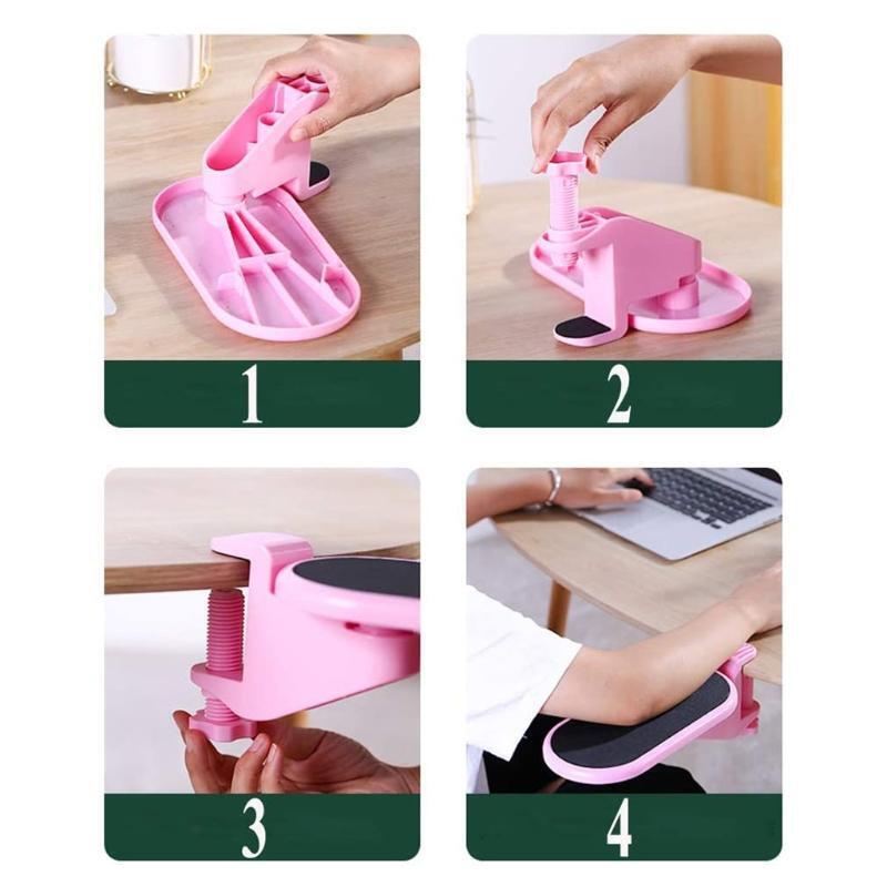 Stable Ergonomic Design Armrest Pad for Elbow, Adjustable Arm Rest for Office