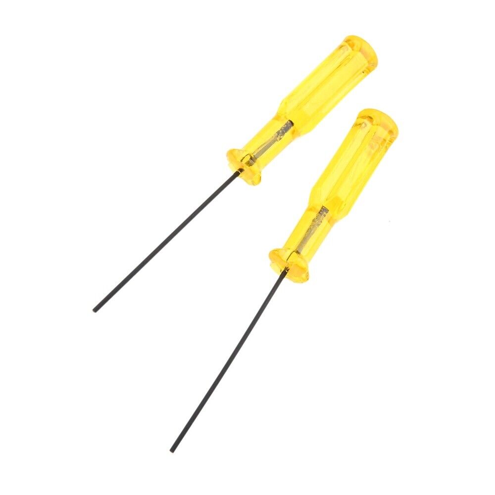 2pcs 1.6mm Plastic Metal Inner Six Angle Screwdrivers with Tube Protect Fingers