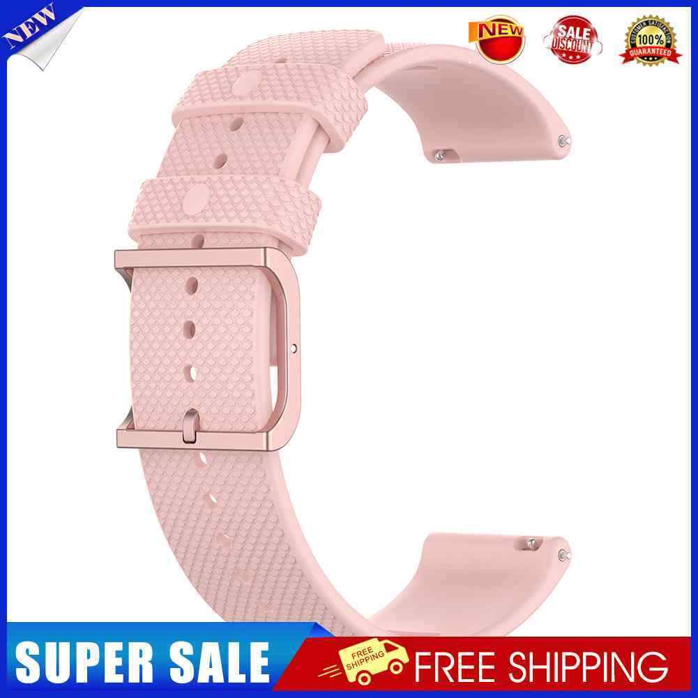 Silicone Smart Watch Strap for POLAR Ignite 20mm Replacement Band (Pink)