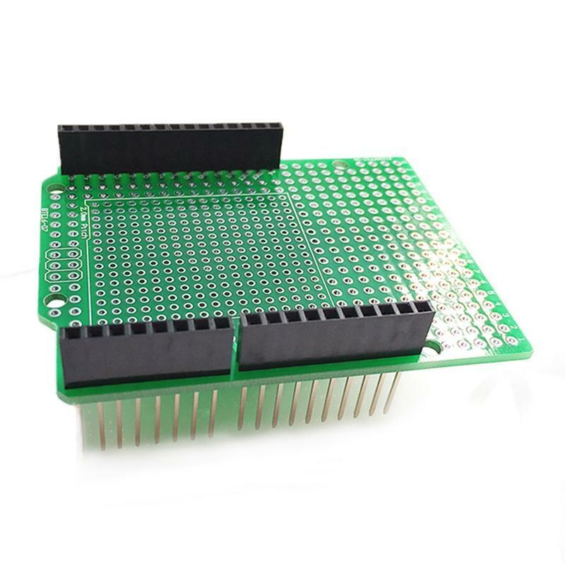 Prototype PCB for R3 Shield Board DIY, Combo 2mm + 2.54mm Pitch