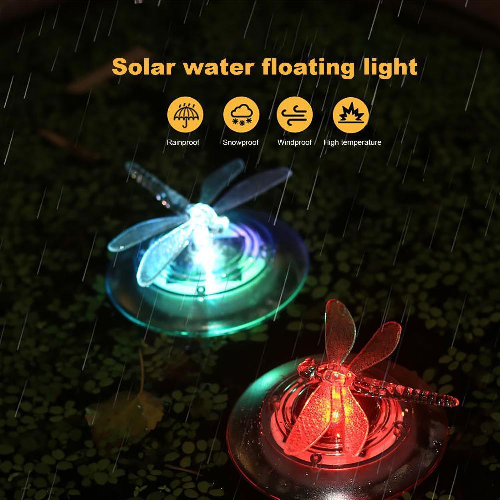 Waterproof Floating Light Cute Solar Lamps Eco-friendly Pond Decors (B)