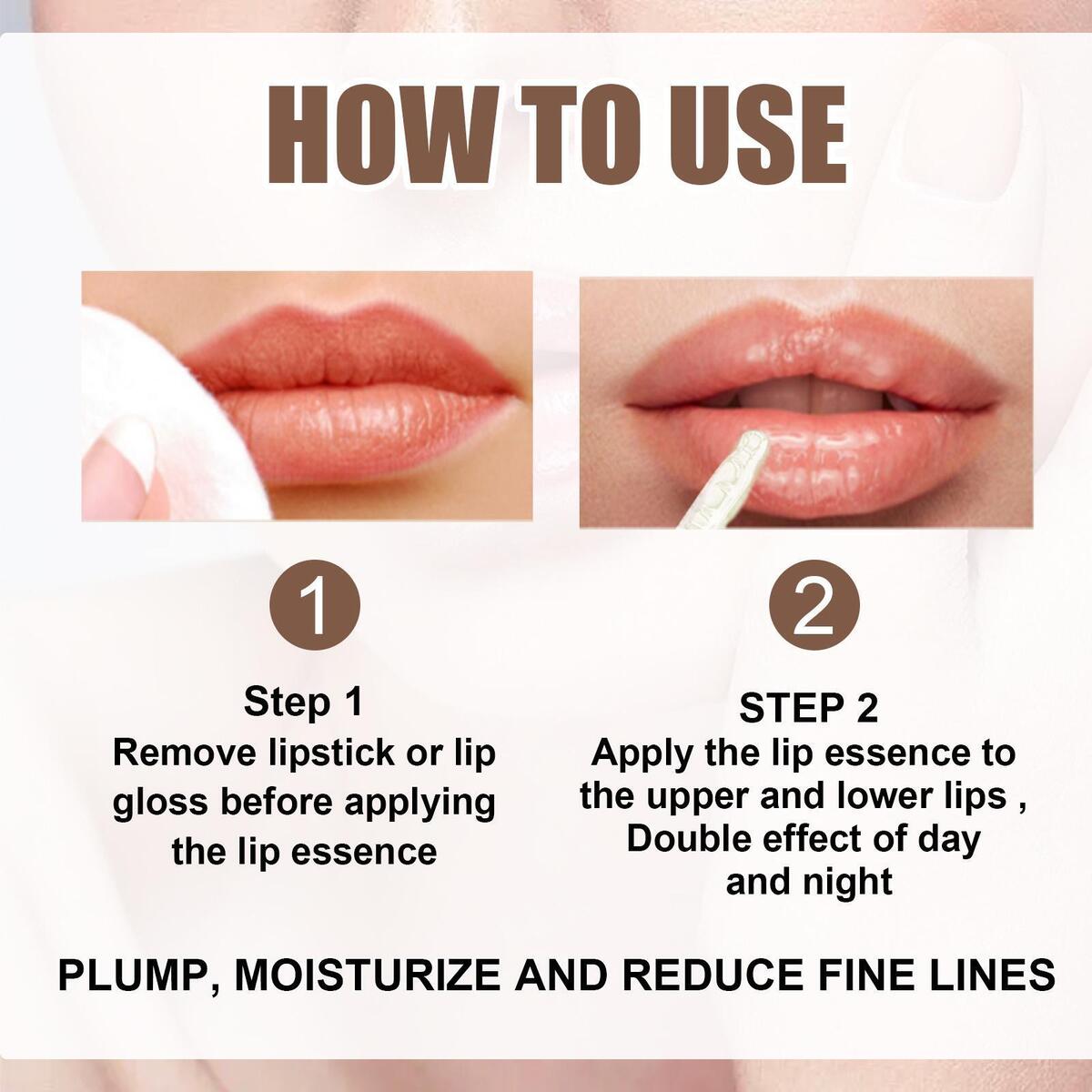 15ml Plumping Lip Plumper Oil Nourish and Moisturize Soft and Smooth Lips