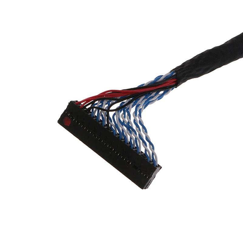 8 Bit LVDS Cable FIX-30 Pin 2ch For 17-26inch LCD/LED Panel Controller 25cm