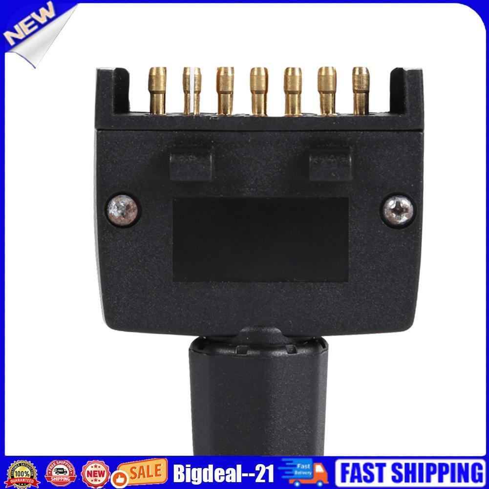 7 Pin AU Flat Male Trailer Socket Plug Connector Adapter for RV Trailer