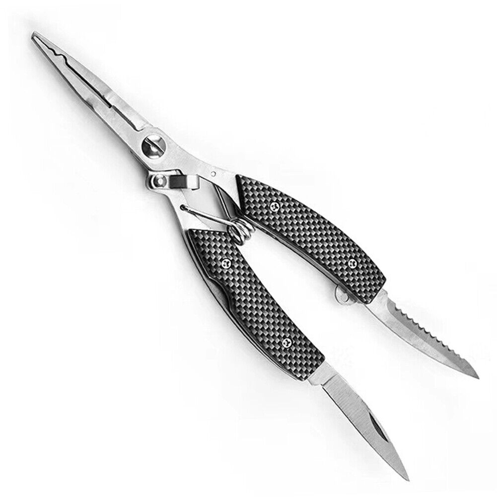 Fishing Pliers Scissor Braid Line Lure Cutter Hook Remover Cutting Tongs