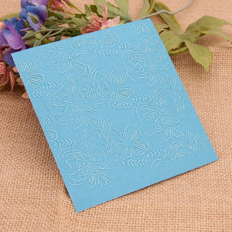 Exquisite Plastic Embossing Folder for DIY Cards Photo Album Crafts Scrapbooking
