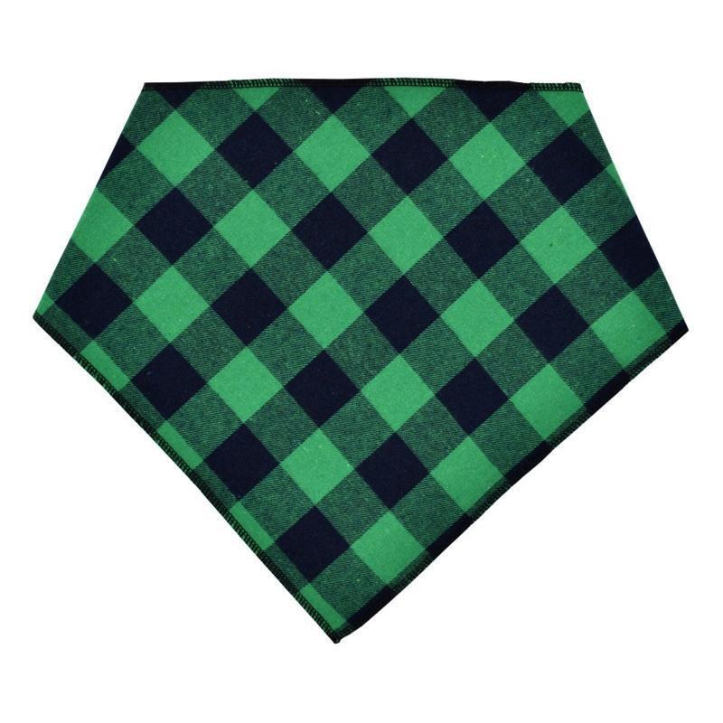 4 Packs Pet Bandanas Collars for Dogs and Cats Cotton Plaid Triangle Scarves