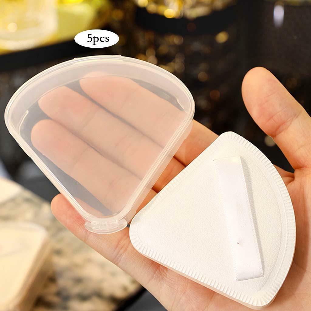 Triangle Puff Box Case Anti Pollution Protective 5x Organizer