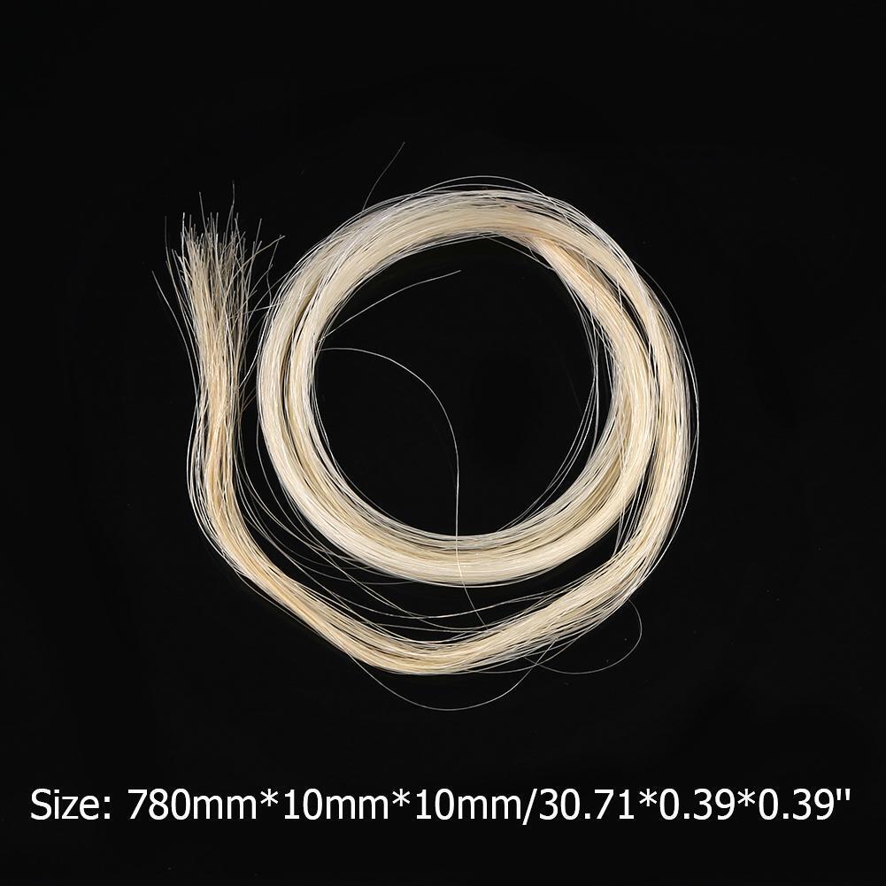 Violin Bow Hair Viola Cello Fiddle Bow Horsehair for Stringed Instrument