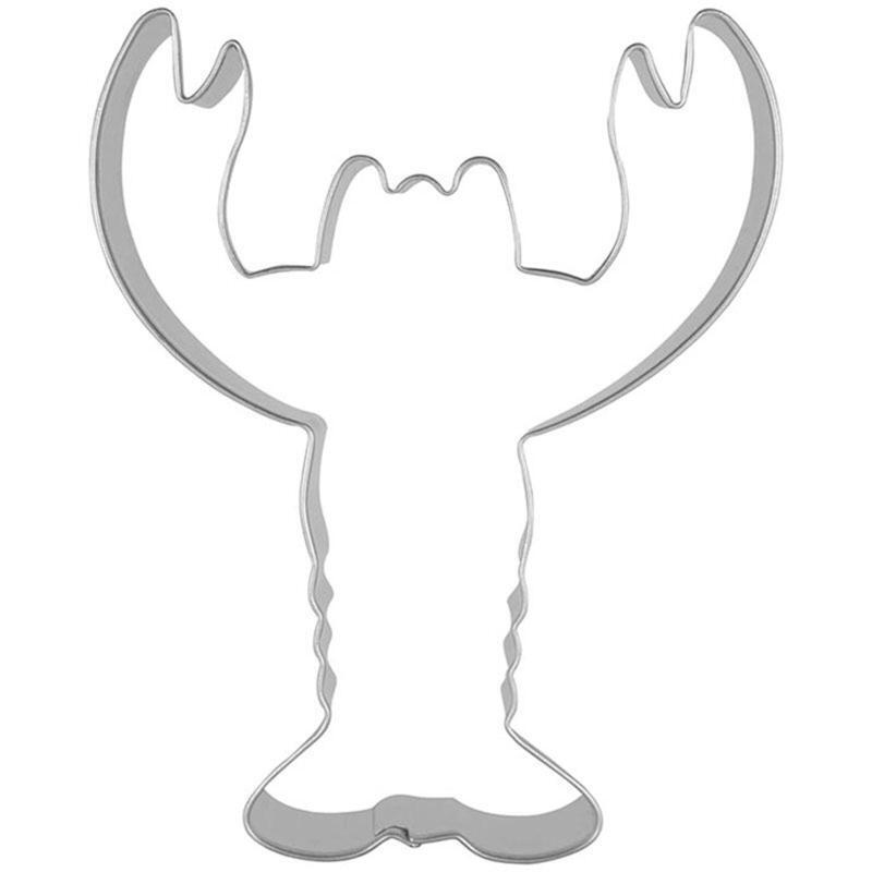 Stainless Steel Cake Decoration Fondant Cake Mold Baking Utensils Lobster Shape