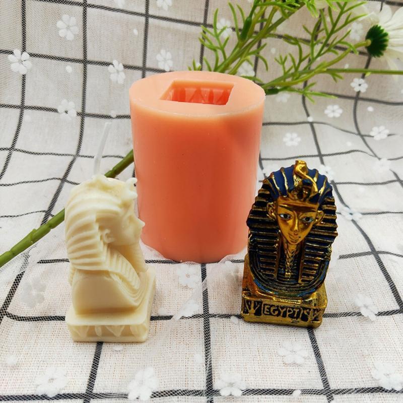 Ancient Cleopatra Lion Head Human Body Silicone Mold